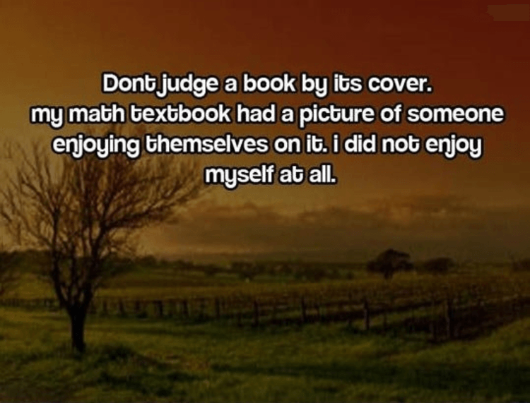Never judge a book by its cover. | Owned.com