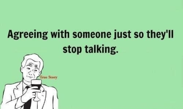 Stop talking. Stop liking.